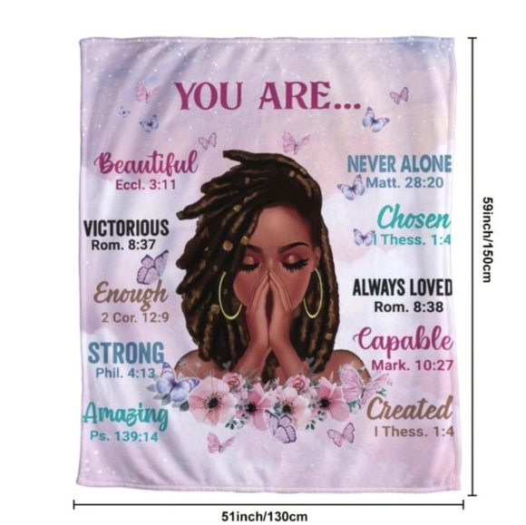NEW You Are Pink Blanket - Picture 2 of 7